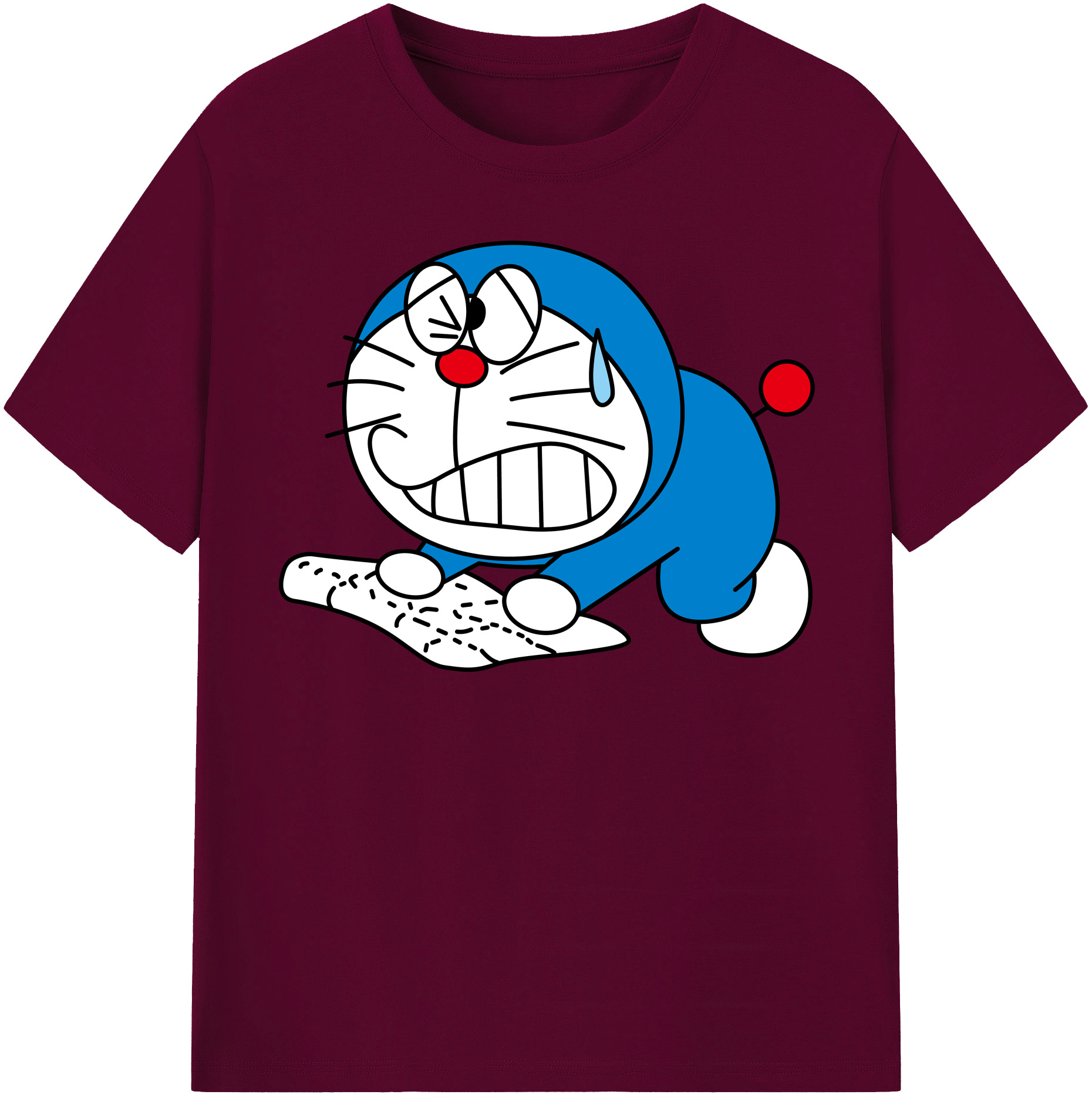 （画像用） ドラえもん Doraemon レディースカジュアルプリントTシャツ（綿100％）